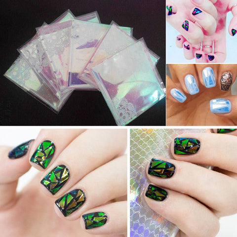 Broken Glass Nail Art